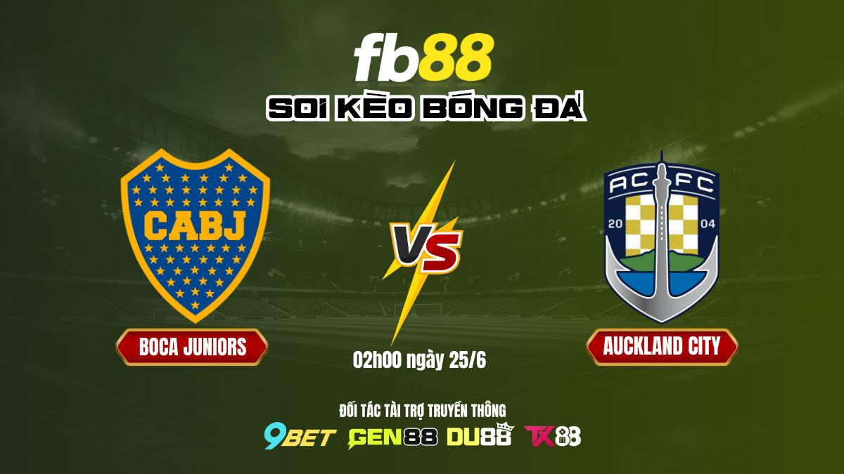 Soi Kèo Boca Juniors Vs Auckland City Fb88